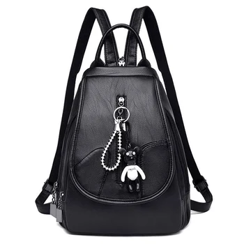 

Designer Fashion Weave Backpacks Female Leather Backpacks Women Large Capacity Travel Bags Zipper Shoulder Casual Bags for Women