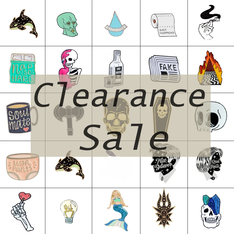 

Classic Hot Fashion Skeleton Cartoon Animal Witch Hat Various Creative Badge Brooch Activity Promotion Backpack Badge Brooch