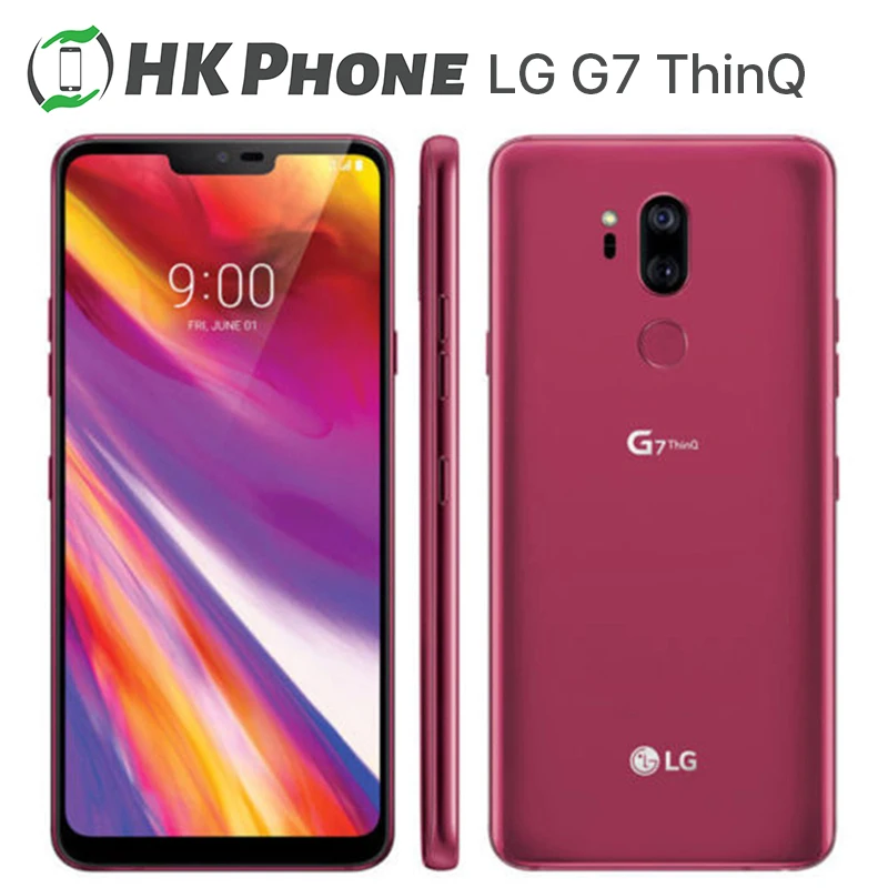 Разблокированный LG G7 ThinQ G710N 4G LTE 64 ГБ 4 Android Snapdragon 845 двойная задняя камера 16 МП 2160P 6 1