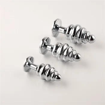 14 Style Detachable Smooth Touch Metal Anal Plug Bead Sexy Erotic Tail Accessories for Men Women Fetish Cosplay Flirt Sex Toys 5