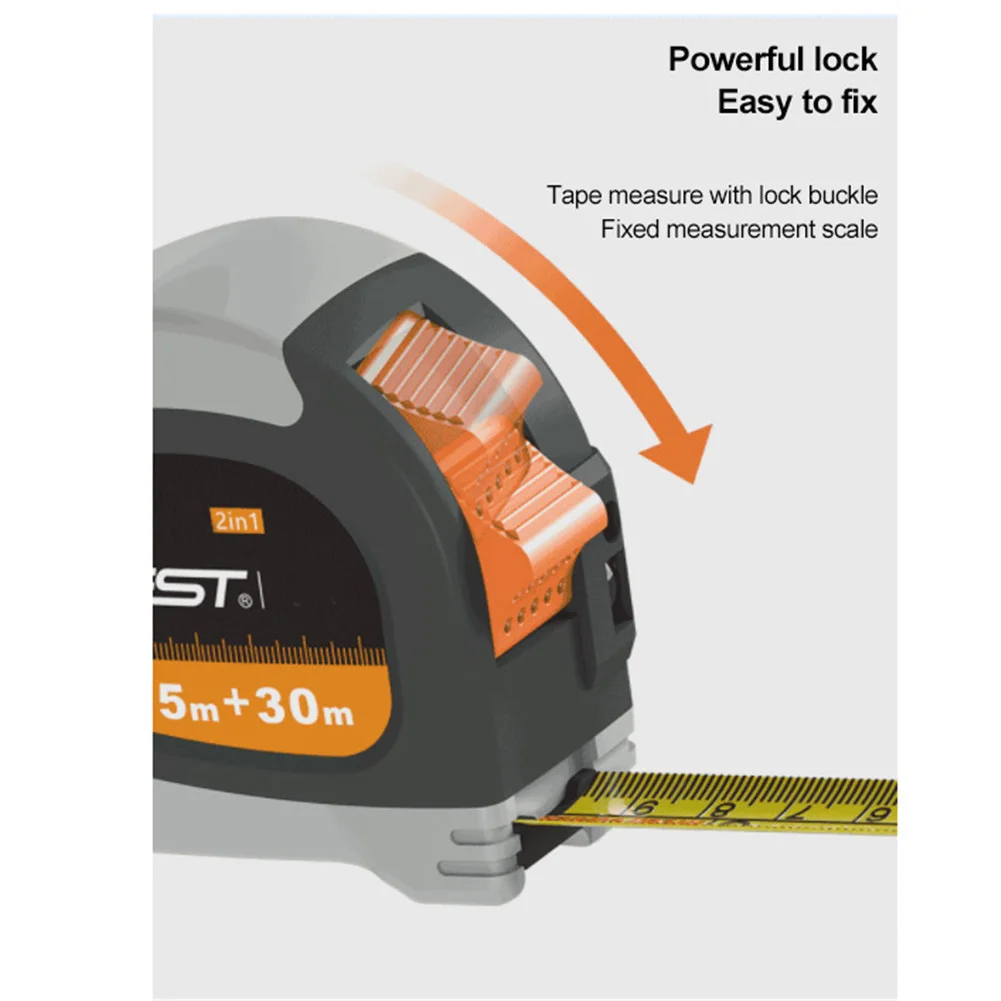 US $21.72 40M Infrared Steel Tape Measure Intelligent Tapeline Laser Rangefinder Digital Electronic High Precision Range Finder