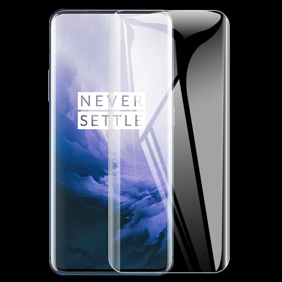 Для OnePlus 7 7T Pro 5G 6T 6 5T полное покрытие защита экрана Силиконовый ТПУ пленка