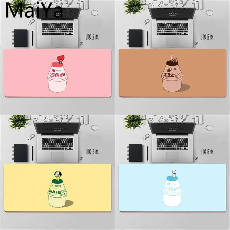 

Maiya Kawaii Japanese Strawberry Milk Gaming Player desk laptop Rubber Mouse Mat Free Shipping Large Mouse Pad Keyboards Mat