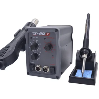 Cheap Desoldering Tool Adjustment Knob Soldering Station Of Hot Air Gun Ceramic Heating Core Welding Platform Dormant TK-8786T