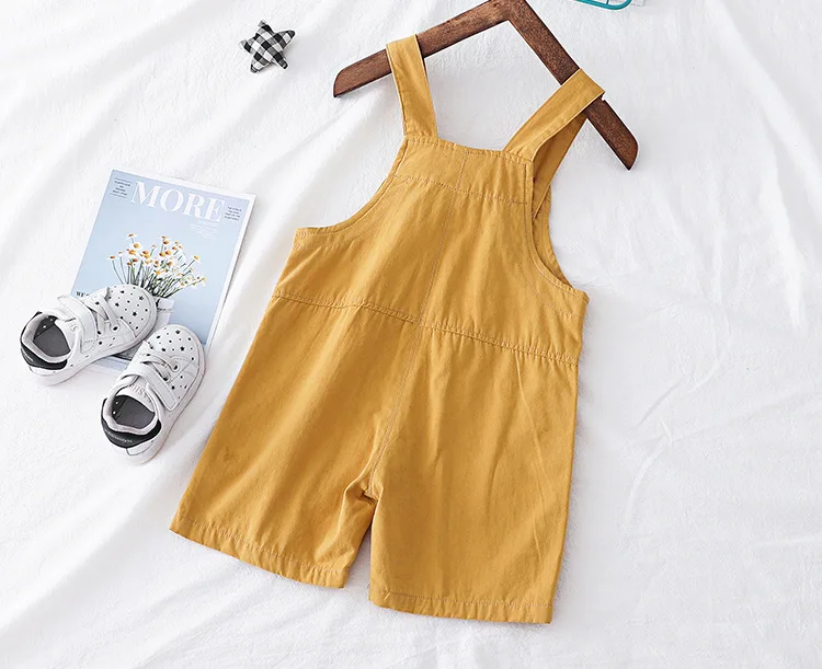Summer New Style Suspender Shorts Can Open Files Pure Cotton Shorts Korean-style Fashion-Style Casual Onesie