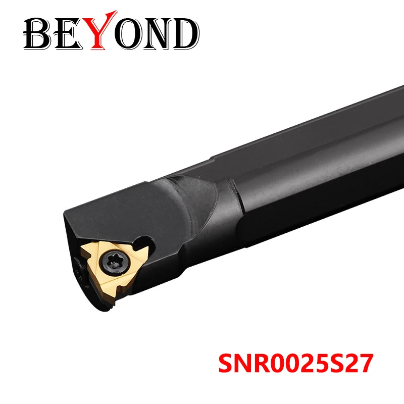 

BEYOND SNR0025S27 SNR0025 S27 Internal Threading Lathe Tool Holder SNR Carbide Inserts Shank Boring Bar Turning Cutter CNC