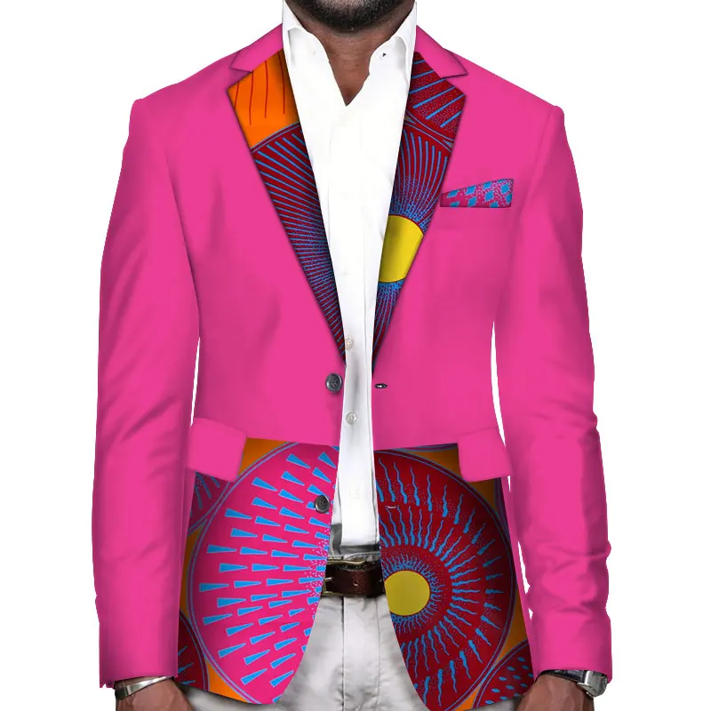 Dashiki Мужская Куртка Блейзер Bazin богатая африканская мужская одежда с Африканским