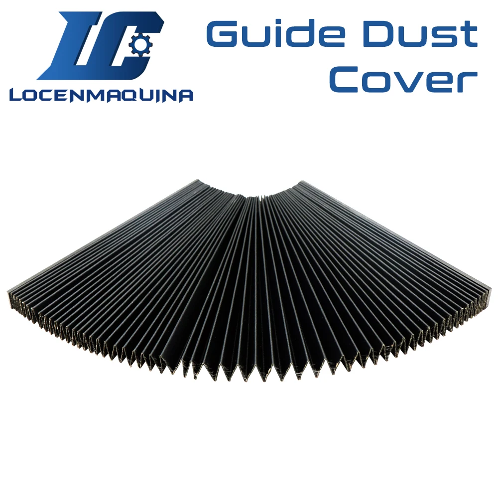 Dust Proof  Cloth Dust Cover Bellows for CNC Machine Streched Length 1000mm Fold Width 15mm Customize Available