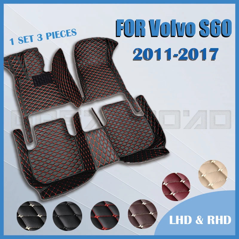 Car floor mats for Volvo S60 2011 2012 2013 2014 2015 2016 2017 Custom