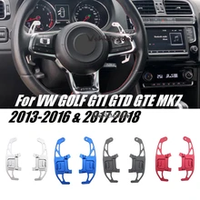 Extension en aluminium pour levier de vitesse de voiture, accessoires pour VW GOLF GTI R GTD GTE MK7 7 POLO GTI Scirocco, 2 pièces, 2014 – 2019