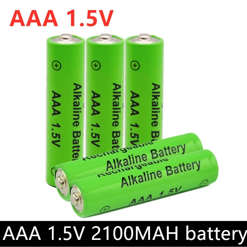 New Tag 2100 MAH rechargeable battery AAA 1.5V Rechargeable New Alcalinas drummey for toy light emitting diode