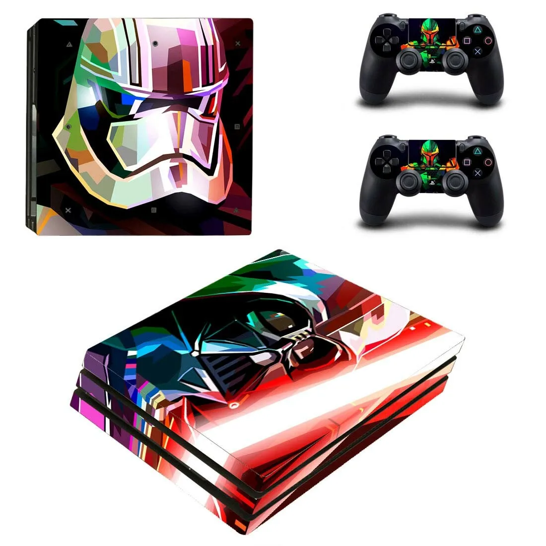 PS4 Pro sticker s Star Wars PS 4 Play station 4 Pro виниловые наклейки для playstation 4 Pro консоли и контроллера