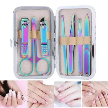 

Nail Cutter 7pcs Stainless Steel Nail Clipper Set Nail Trimmers Set Manicure Pedicure Tool