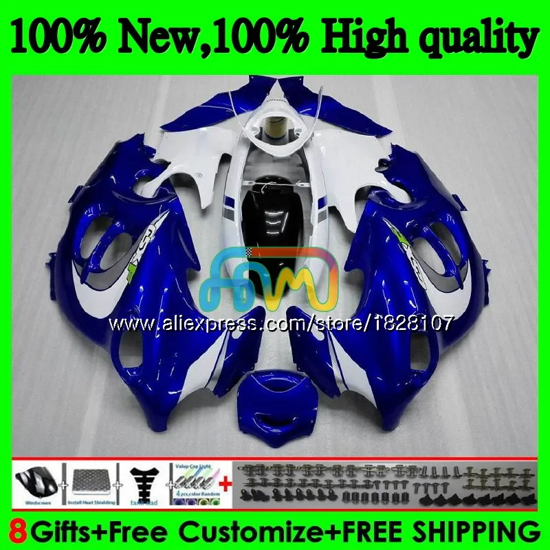 Средства ухода за кожей для SUZUKI KATANA GSXF синий белый 600 750 GSXF600 98 99 00 01 02 33BS. 4 GSX750F GSXF750 1998 1999 2000 2001 2002 обтекатель