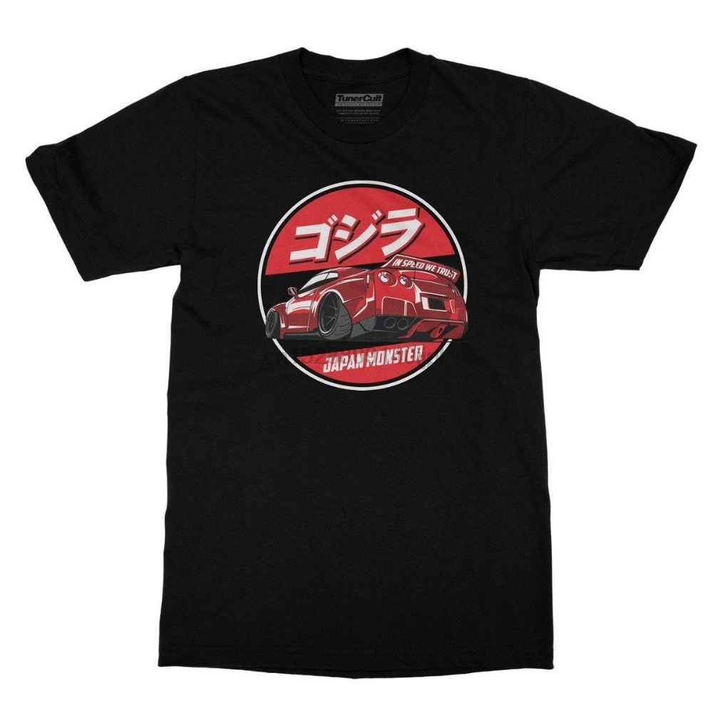 2019 Hot Sale 100% cotton Japan Monster Skyline GTR R35 Rocket Bunny Liberty Walk JDM TShirt Tee shirt |