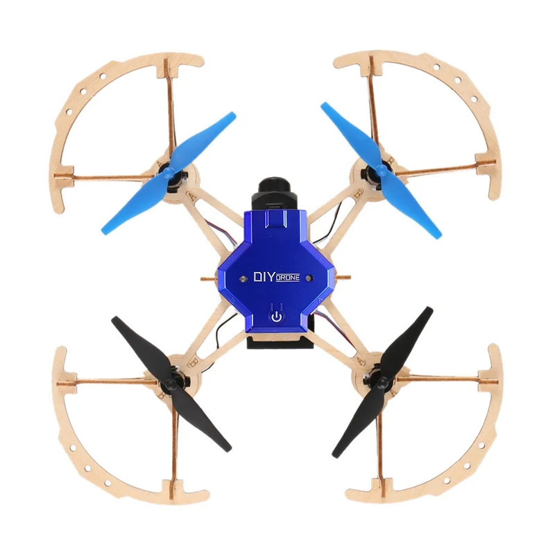 

ZL100 Diy Drone Mini Pocket Racing RC Dron Wooden Quadcopter Mini Drone 2.4ghz Remote Control Diy Toys For Kids