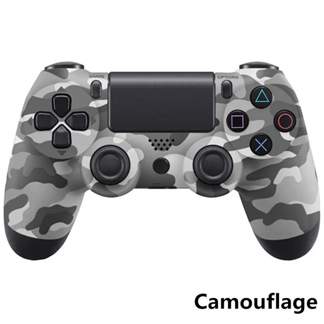 Беспроводной джойстик для PS4 Bluetooth беспроводной контроллер консоль для Playstation 4 Dualshock Double shock 4 геймпад для телефона ПК - Цвет: Gray Camouflage