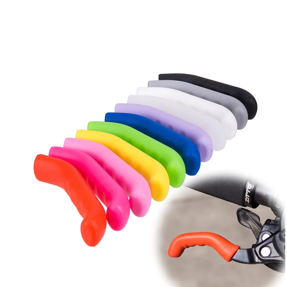 1Pair Universal Silicone Gel Brake Handle Lever Cover Protection Protect Sleeve