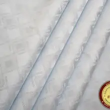 Высокое качество морская парча ткань Белоснежка Базен Riche похожая на Getzner 10 ярдов/сумка узор ткань для одежды в африканском стиле