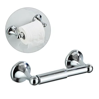 

Zinc Alloy Hardware Hanger Towel Bar Modern Durable Clothes Hook Bathroom Accessories Wall Mounted Toilet Paper Holder Storage