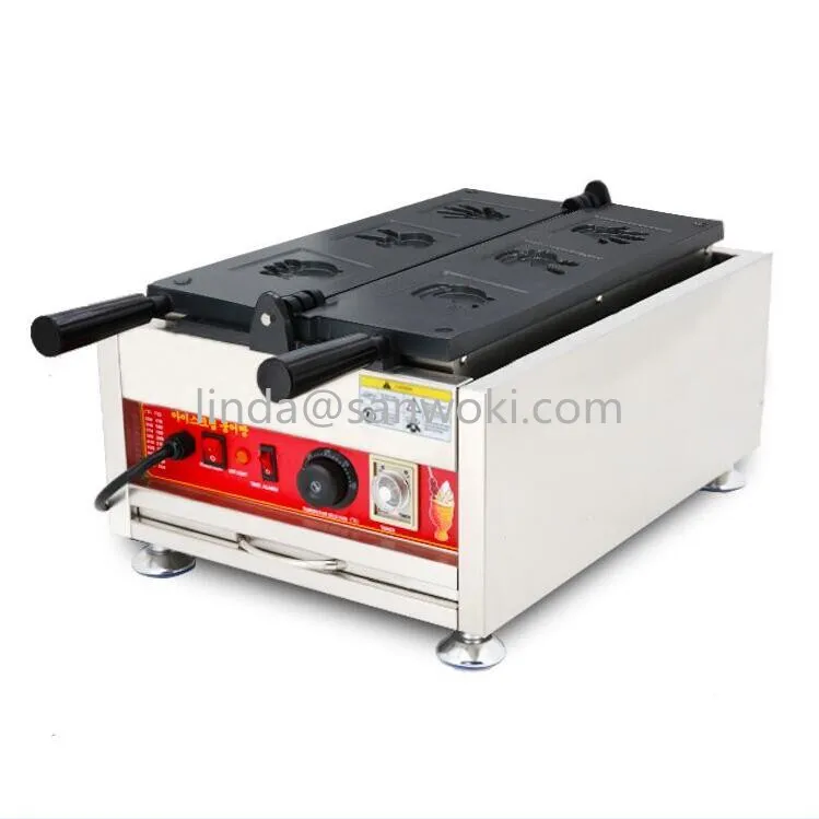 110v 220v вафельница в форме ножниц roshambo игра вафельница машина камень-бумага-ножницы вафельница для торта