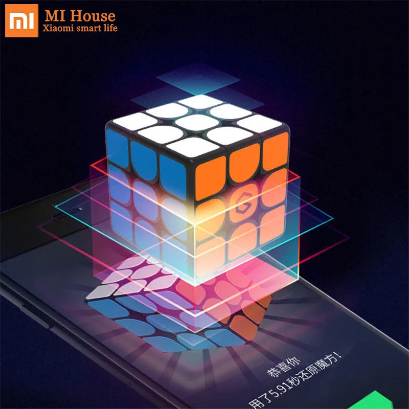 

[Update Version ] Original Xiaomi Mijia Giiker i3s AI Intelligent Super Cube Smart Magic Magnetic Bluetooth APP Sync Puzzle Toys