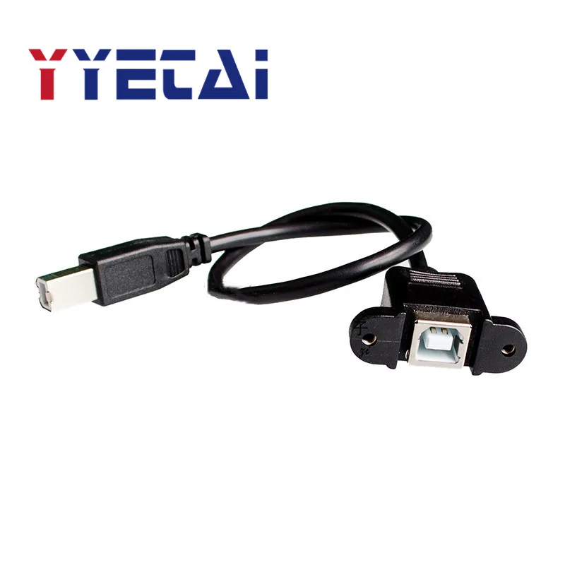 Удлинительный кабель с винтовым отверстием квадратный USB-удлинитель портом