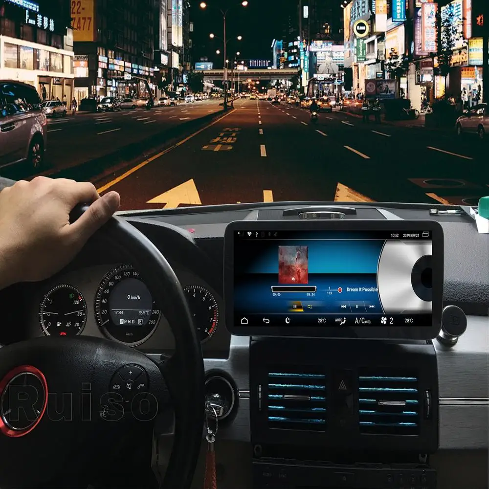 Ruiso 4 Гб ОЗУ + 32 ПЗУ для Benz GLK Class X204 (2008 ~ 2015) Android 9 0 автомобильный DVD плеер gps аудио