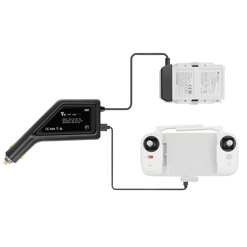 

Car Charging Charger Adapter For XIAOMI FIMI X8 SE RC Quadcopter Drone Battery Remote Controller Fast USB Charger Accessories