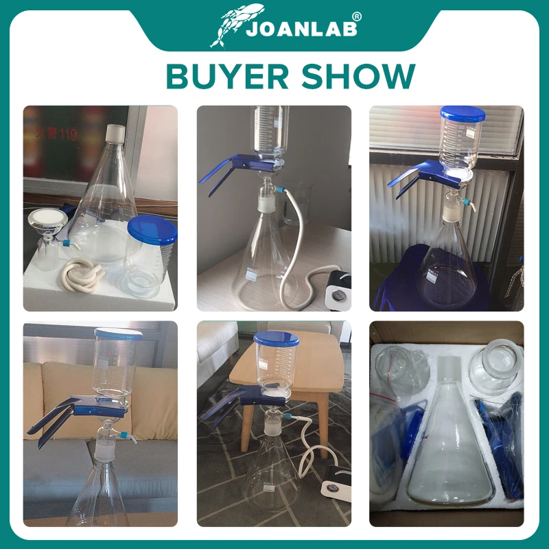JOANLAB 2L 5L большой диаметр вакуумная фильтрационная установка лабораторное