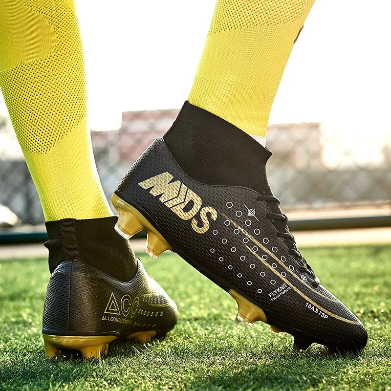 Новое поступление уличная футбольная обувь унисекс высокие ботильоны