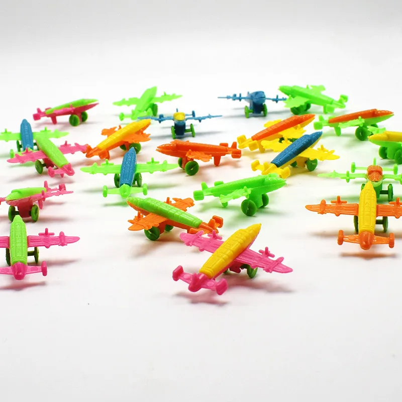 10 шт. мини классическая пластиковая игрушка-самолет изысканные скользящие бомберы игрушки литая игрушка самолет для детей подарок