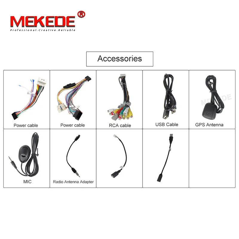Discount MEKEDE  Car Multimedia player 1din android 9 5 Inch For Jeep/Chrysler/Dodge/Liberty/Wrangler/Sebring/Grand Cherokee Radio GPS 4