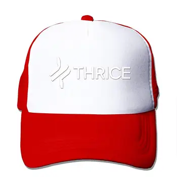 

Maxdot Women&Mens Unisex Mesh Adjustable Baseball Cap with Thrice Logo Design