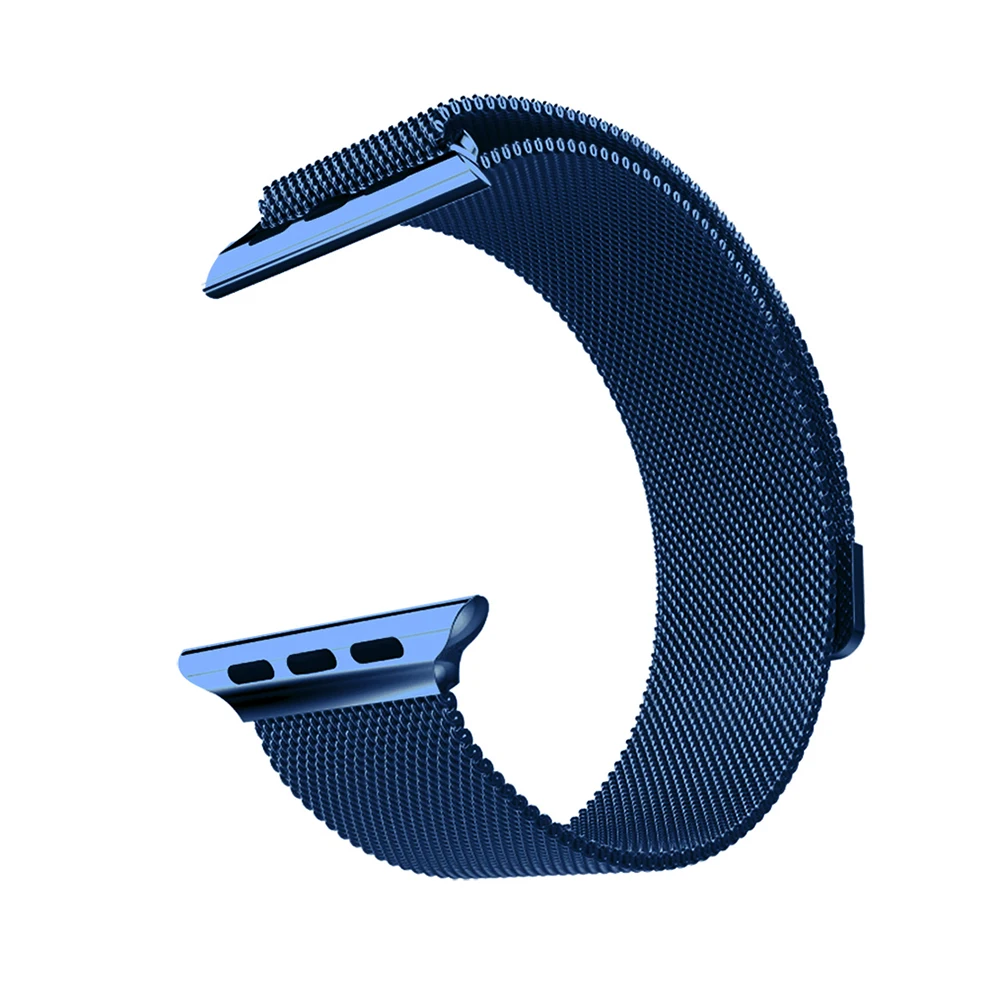 Миланская петля браслет из нержавеющей стали для Apple Watch серии 1 2 3 42 мм 38 мм металлический ремешок для iwatch 4 5 40 мм 44 мм