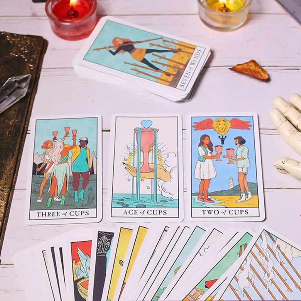 

Tarot Cards Modern Witch Tarot Full English Deck Board Party Playing Game Friend Toy Divination Cards Poker X2O4