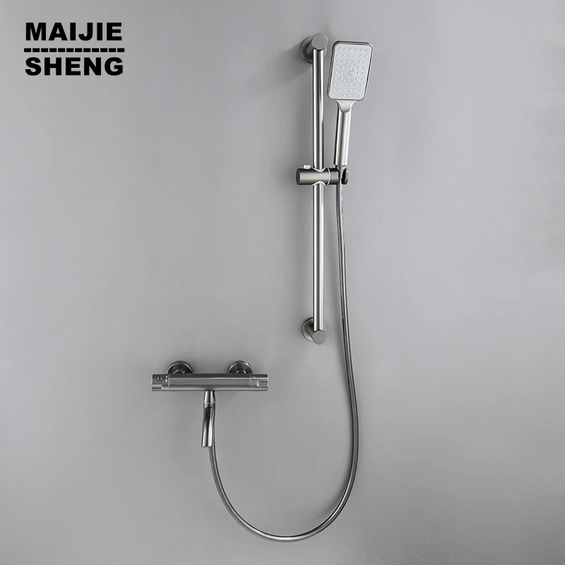 

Bathtub Faucets Bathroom Gunmetal Tub Mixer Faucet New Style Handheld Bathtub Faucet Wall Mounted Shower Faucets Shower Tap