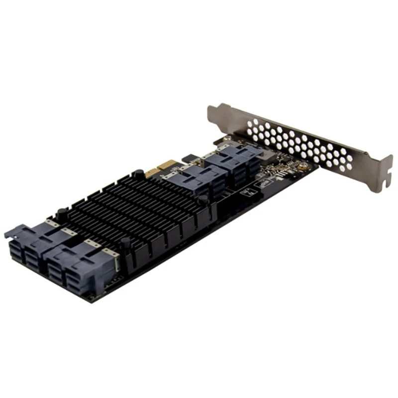 PCI-E 3.0 X16 PEX8749 U.2 SFF-8649 Adapted Solid-State NVMe SSD Hard Drive Adapter Card for PC