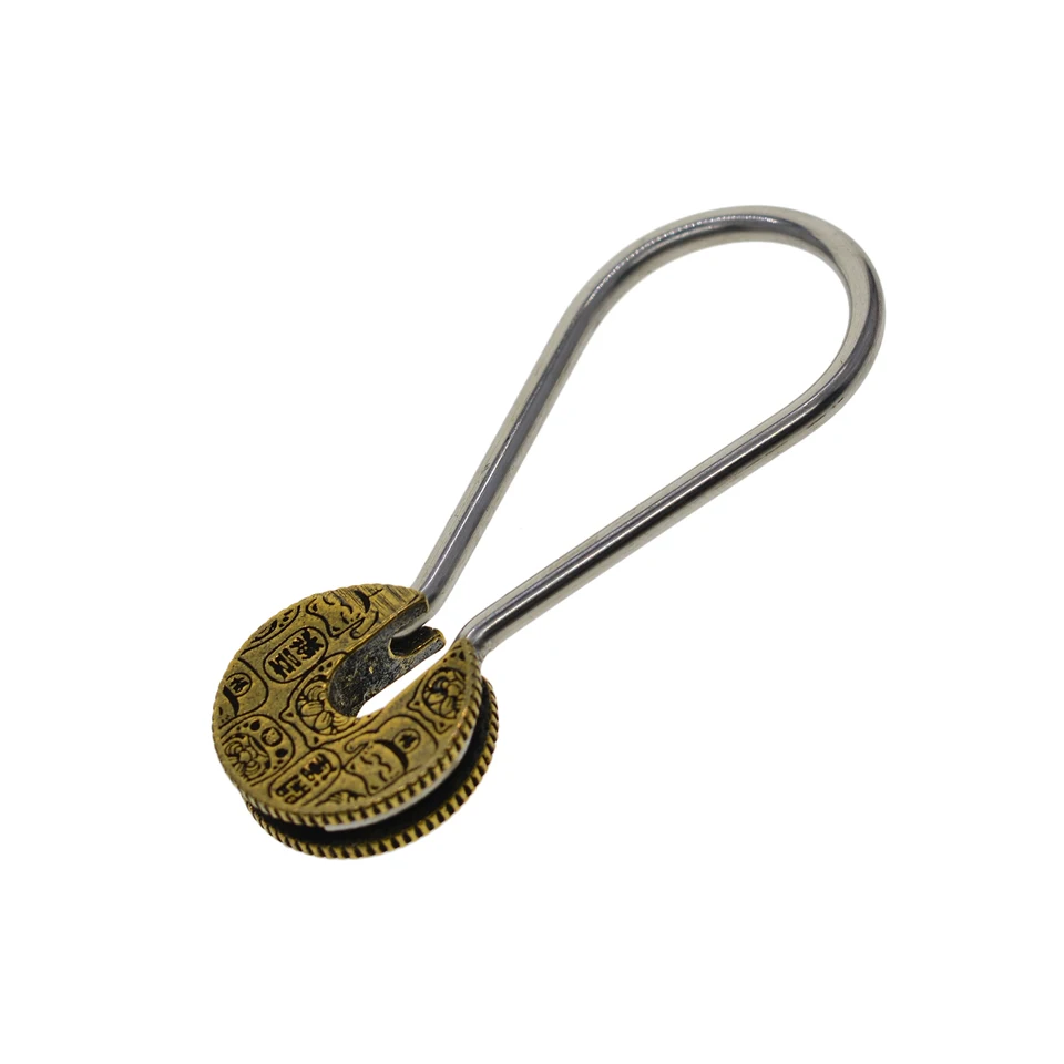 Anillos D Botones Magnéticos Mosquetón Giratorio En D Con Articulación Giratoria, Llavero Triglide Herrajes Aleación Zinc Plata