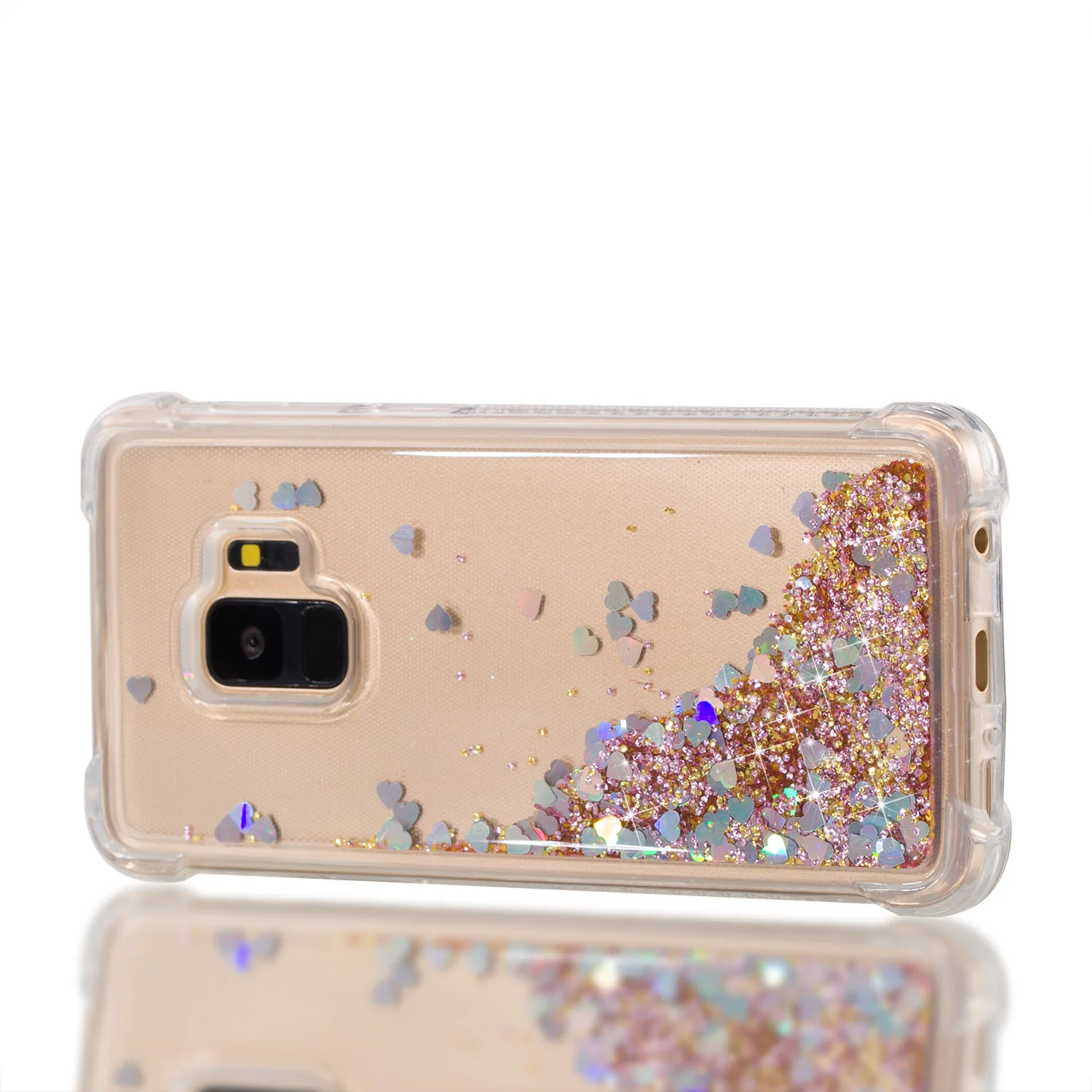 Case For Samsung Galaxy S5 S6 S7 S8 S9 Soft TPU Silicone Luxury Glitter Cover For 5