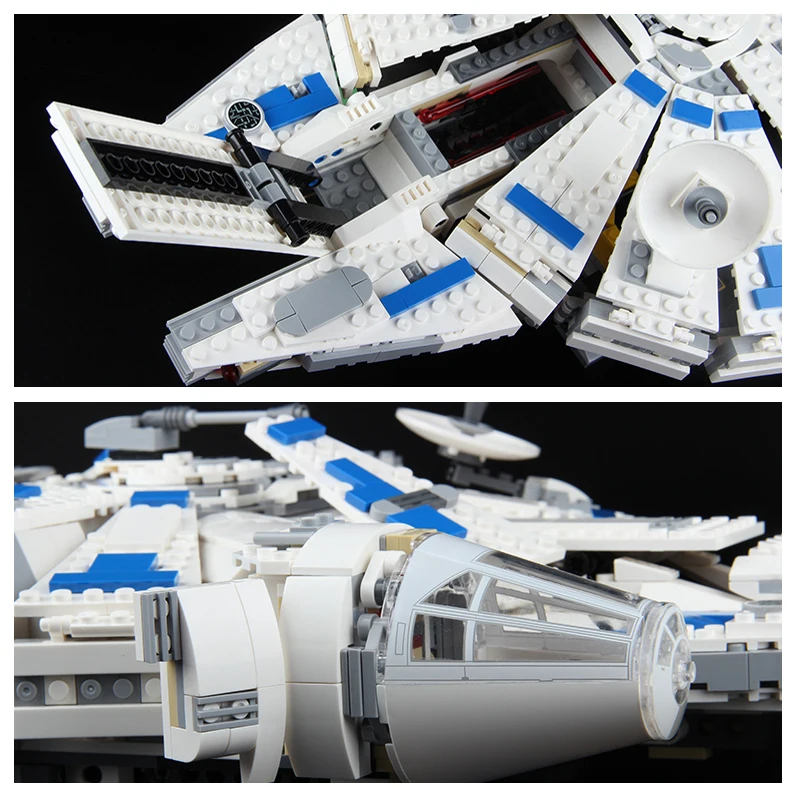 Звездные войны Han Solo Kessel Run Millennium YT-1300 космический корабль Rebel Allia The Force Awakens фильм Звездные войны Игрушка-конструктор Starwars