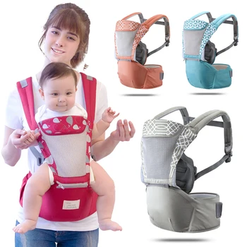 

Ergonomic Baby Carrier Infant Kid Newborn Hipseat Sling Front Facing Kangaroo Infant Wrap Carrier for Baby Travel 0-36 Months