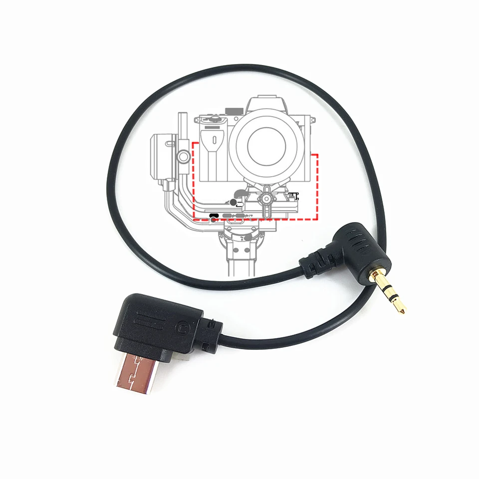 USB-cリモートコントロールケーブル,dji ronin sc rsc2 rs4 rs3