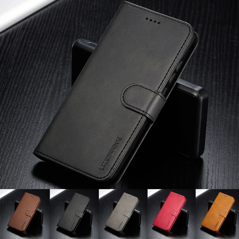 Чехол для Redmi Note 4 4X5 Pro чехол Xiaomi 5 Plus откидной телефона с отделением карт Кожаный
