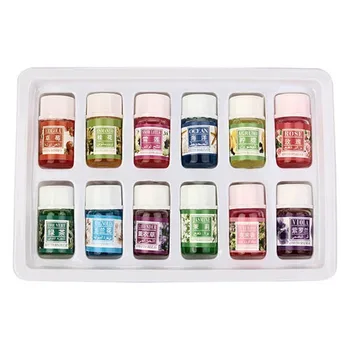 

12Pcs 36ml Aromatherapy Lavender Rose Humidifier Parts Essential Oils Pure Plant Water Soluble Aroma Oil Set for Humidifier Part