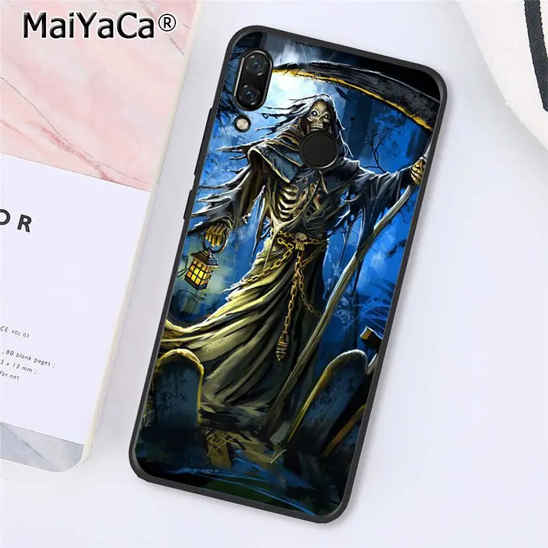 A2 MaiYaCa Мрачный Жнец "скелетная" Капа чехол для телефона для Xiaomi Redmi8 4X 6A S2 5A Redmi 5 5Plus Note7 8Pro 7A 6A - Цвет: A2