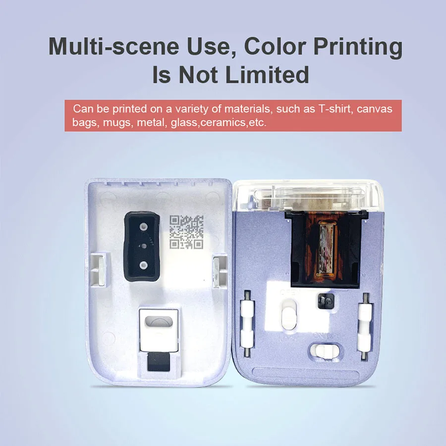 Mini impresora de alimentos Portátil con Bluetooth, bolígrafo de inyección de tinta portátil, impresión personalizada, para pan, café y fruta - Imagen 5