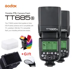 Godox tt685s вспышки Speedlite свет GN60 1/8000 s HSS TTL + x1t-s flash Транс Mi ель (mi обувь) для Sony A58 a7rii a7ii A99 A7R