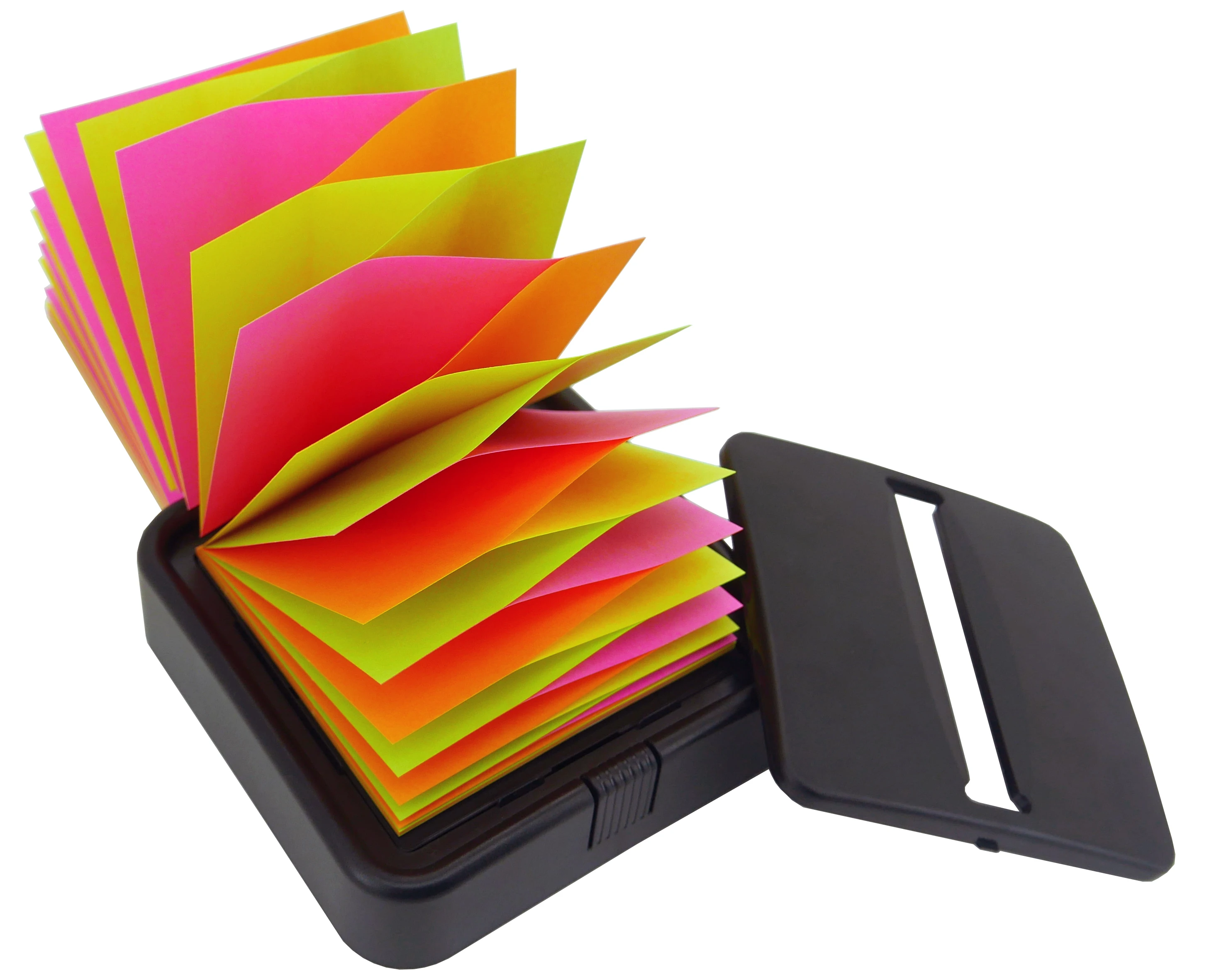 Work with 4A Sticky Pop-up Notes Black for 100 Sheets 3x3 Notes 4A PSS 7 4A Pop-up Note Dispenser 1 Dispenser//Pack