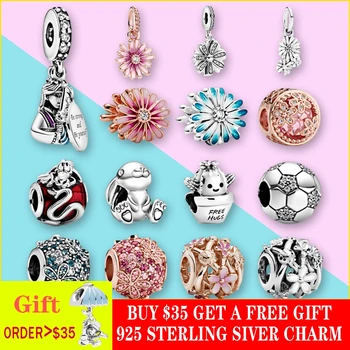 

2020 Spring New Arrival 925 Silver Beads Mulan Mushu Dangle Charms fit Original Pandora Bracelets Women DIY Jewelry